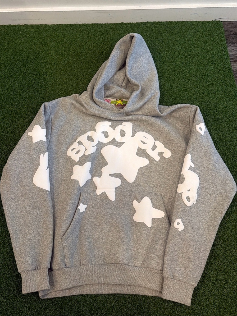 Men’s  sp5der grey Hooodie
